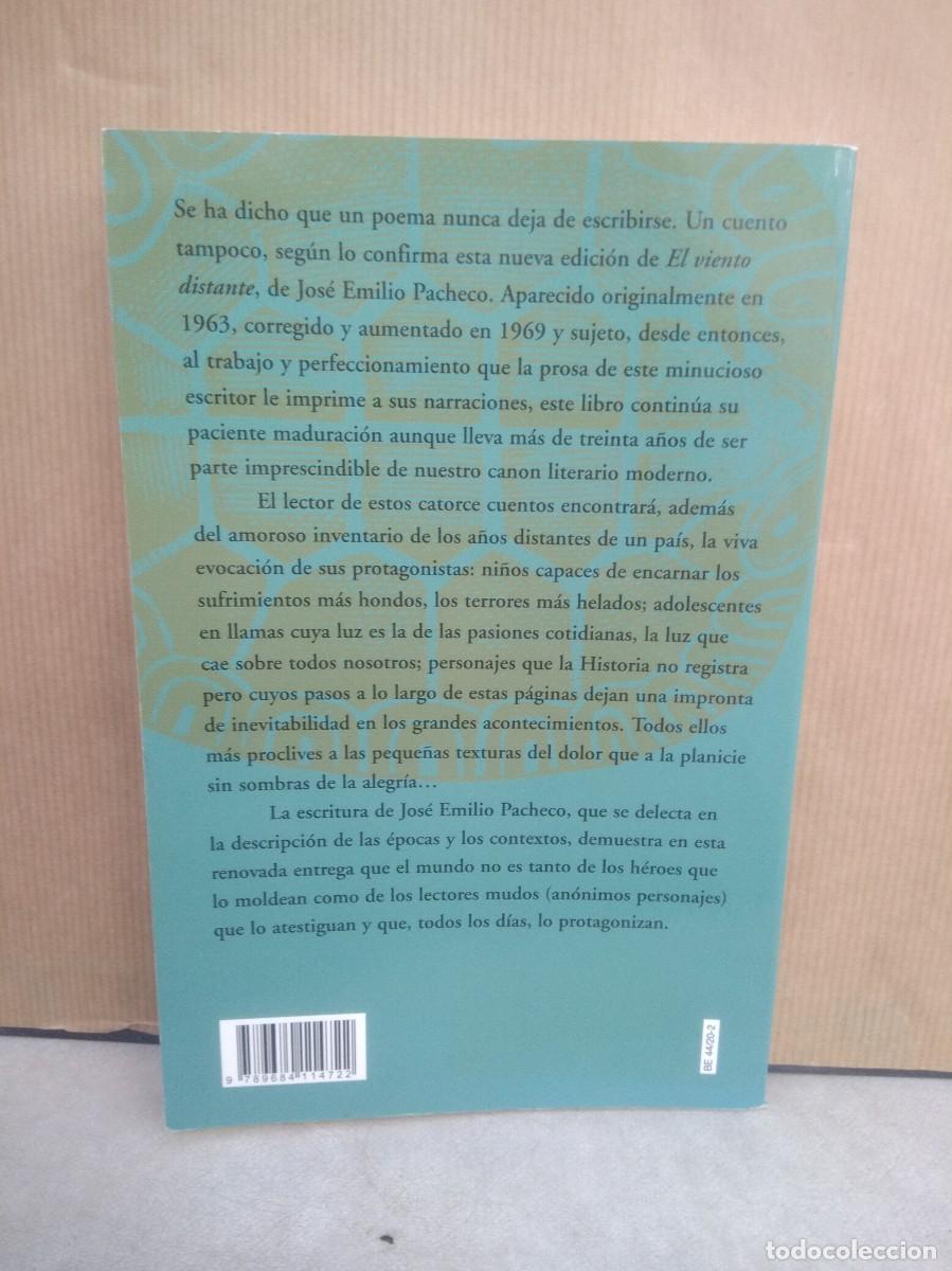 Libros: Libro El viento distante-Jose Emilio Pacheco - Foto 3