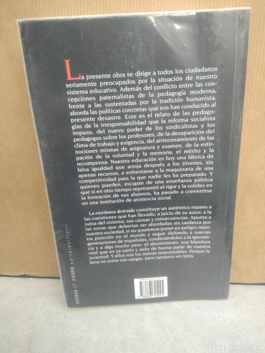 Libros: Libro La Ense&ntilde;anza Destruida- Javier Orrico - Foto 3