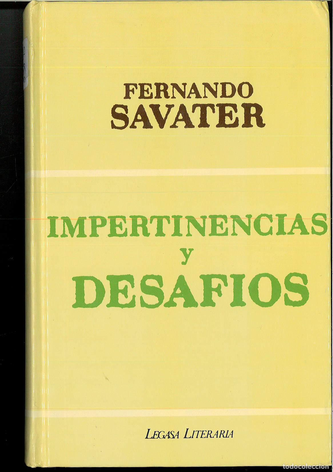 Libros: IMPERTINENCIAS Y DESAF&Iacute;OS - FERNANDO SAVATER - Foto 1
