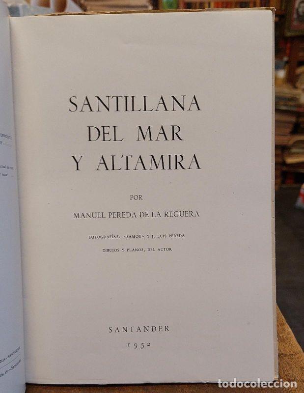 Libros: SANTILLANA DEL MAR. - PEREDA DE LA REGUERA, Manuel. - Foto 2