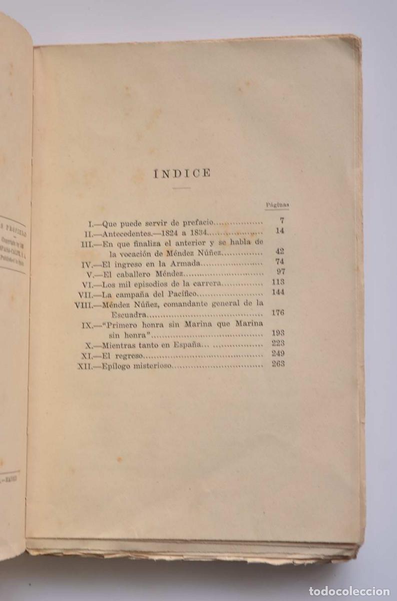 Libros: M&eacute;ndez-N&uacute;&ntilde;ez o El h&eacute;roe del Callao - MENDIVIL, Manuel de - Foto 4