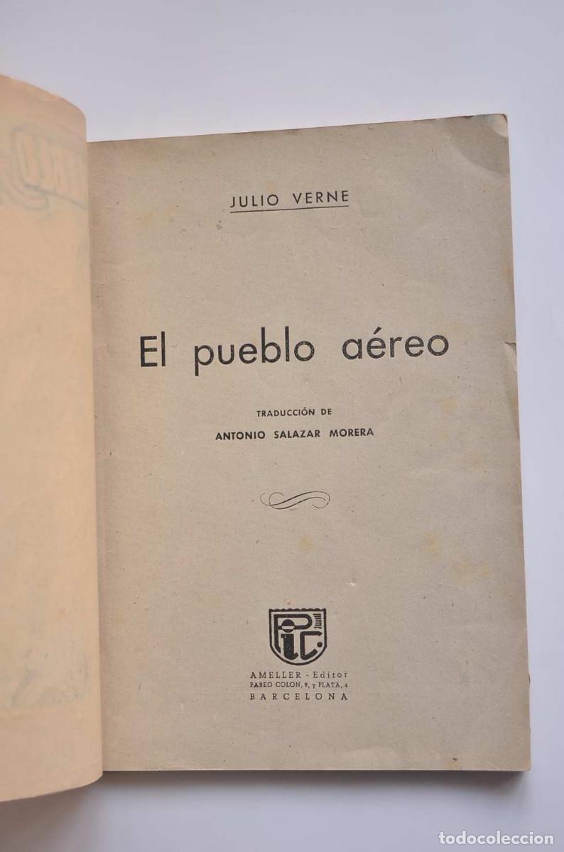 Libros: El pueblo a&eacute;reo - VERNE, Jules - Foto 2