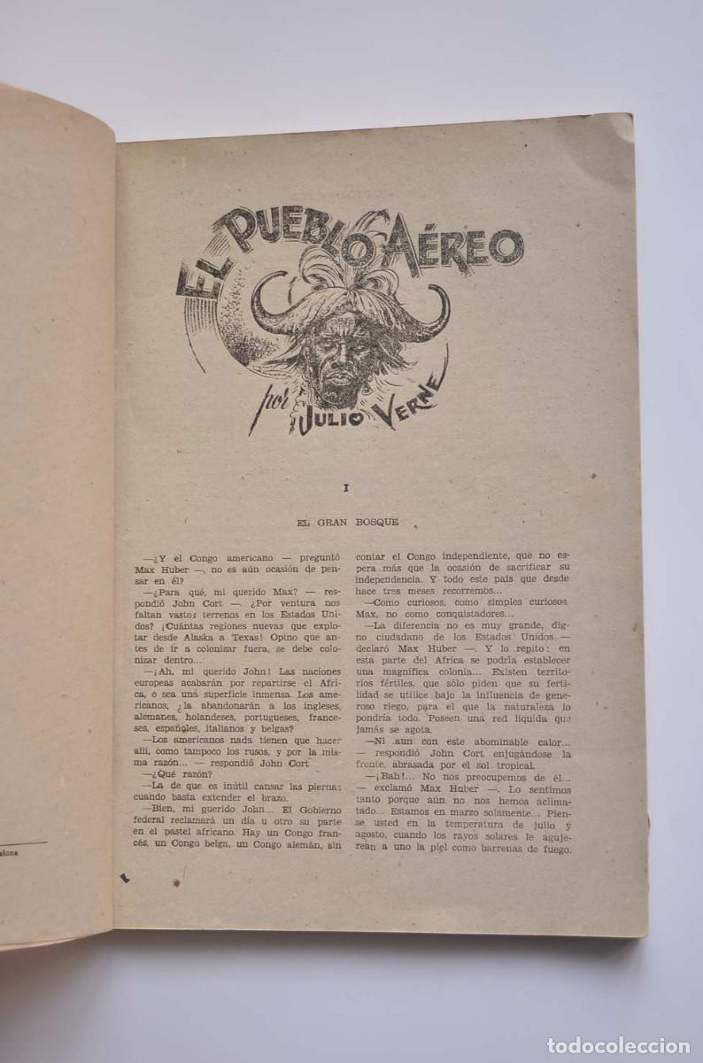 Libros: El pueblo a&eacute;reo - VERNE, Jules - Foto 3