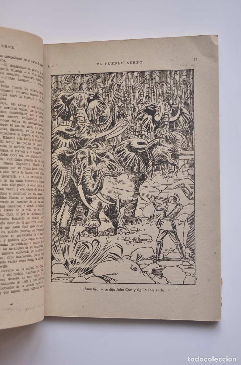 Libros: El pueblo a&eacute;reo - VERNE, Jules - Foto 4