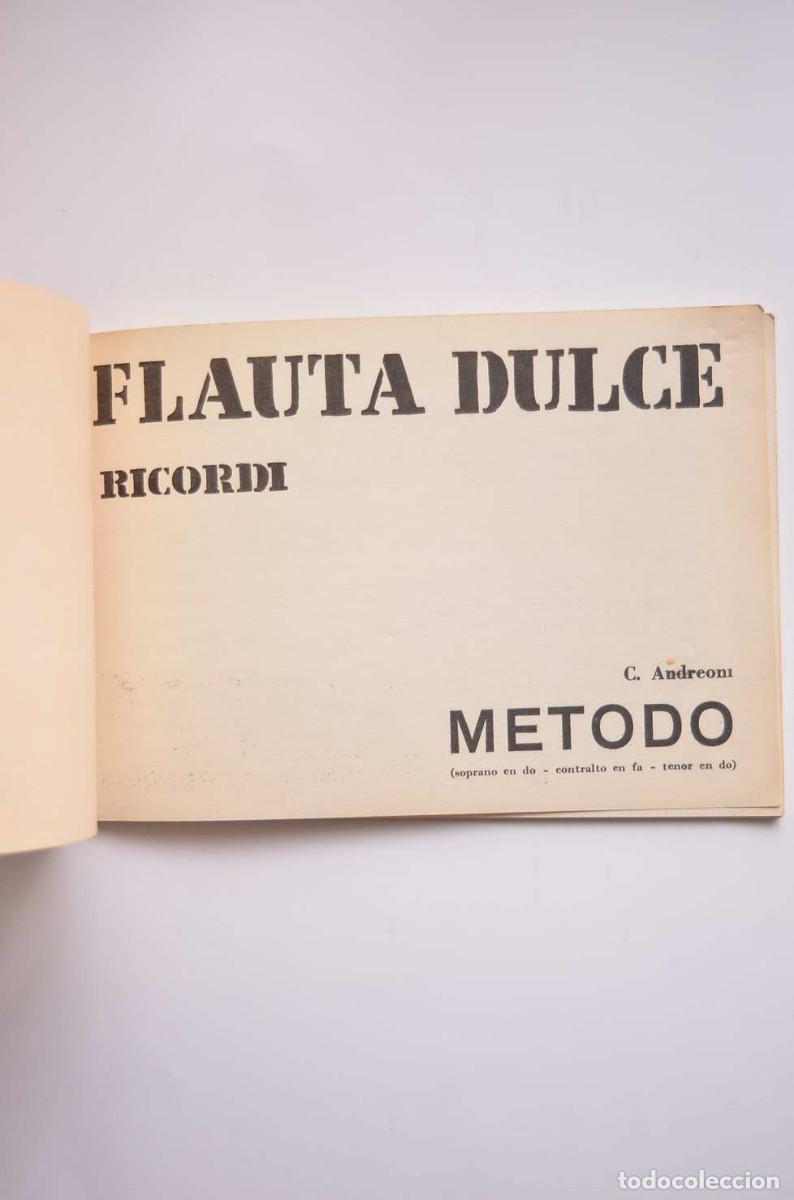 Libros: Flauta dulce. M&eacute;todo - ANDREONI, C. - Foto 2