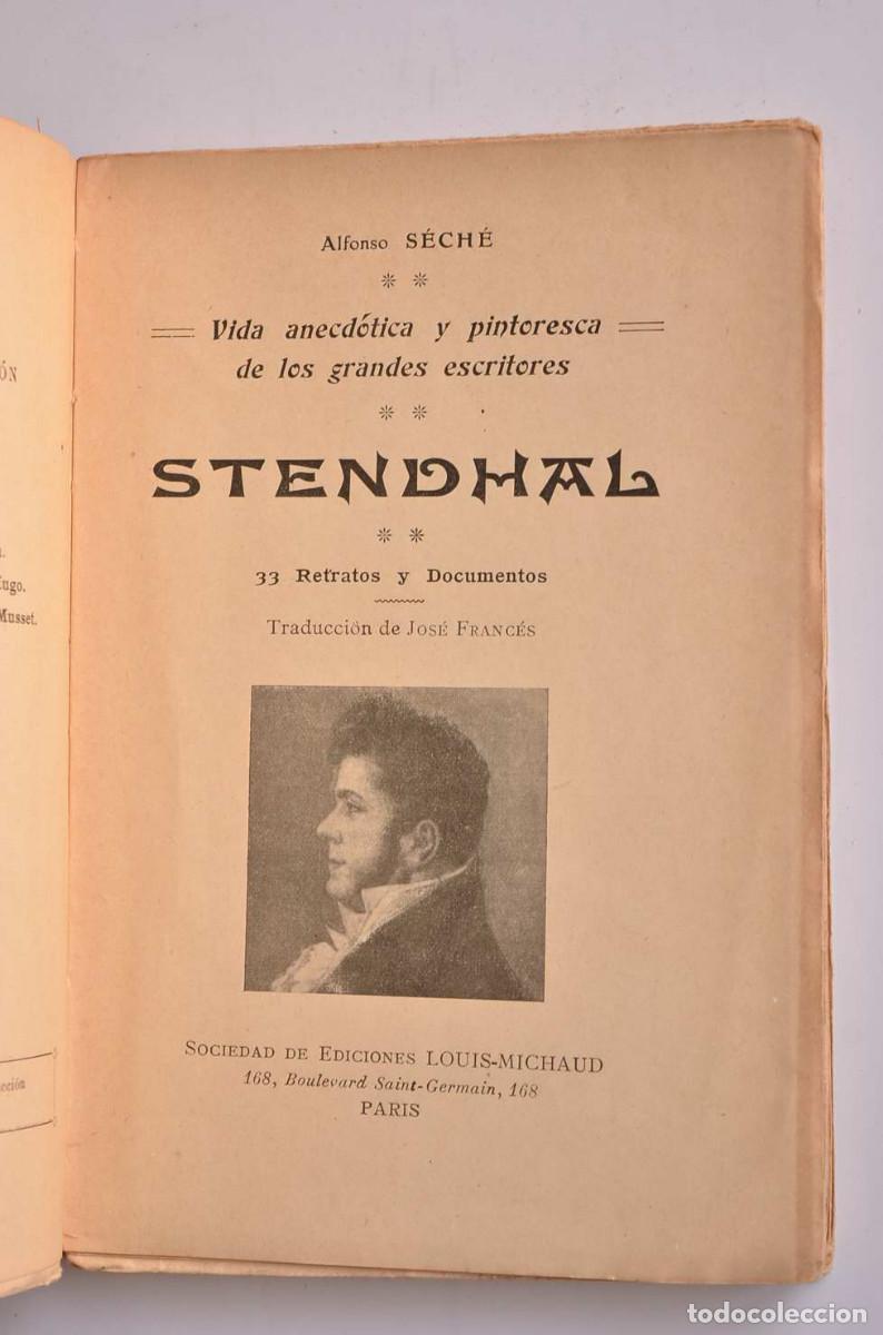 Libros: Stendhal - S&Eacute;CH&Eacute;, Alfonso - Foto 2