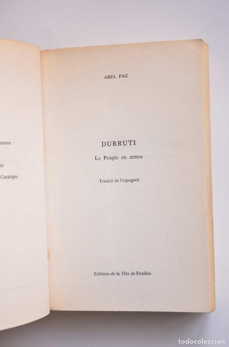 Libros: Durruti, le peuple en armes - PAZ, Abel - Foto 2