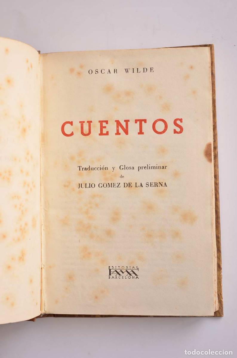 Libros: Oscar Wilde. Cuentos - WILDE, Oscar - Foto 2