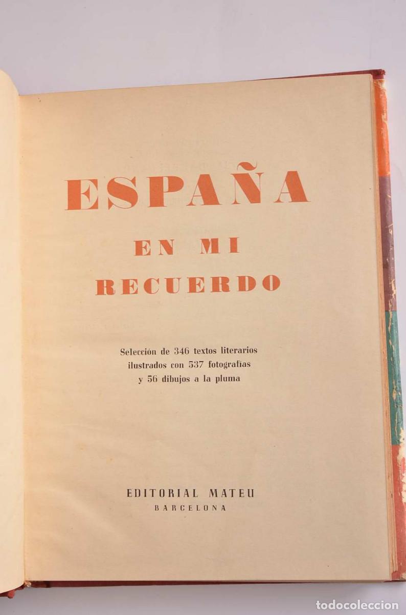 Libros: Espa&ntilde;a en mi recuerdo - AUTORES VARIOS - Foto 3