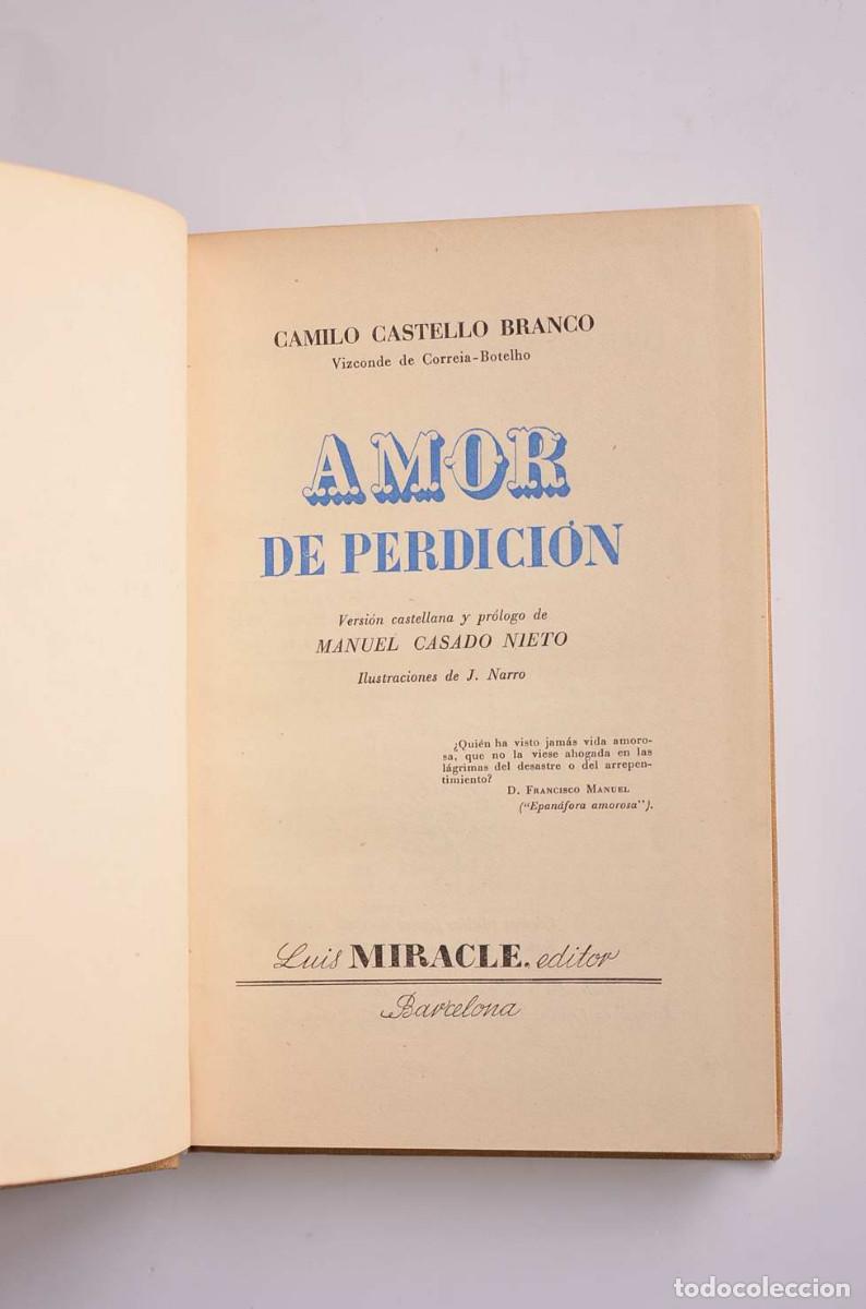 Libros: Amor de Perdici&oacute;n - BRANCO, Castello - Foto 2