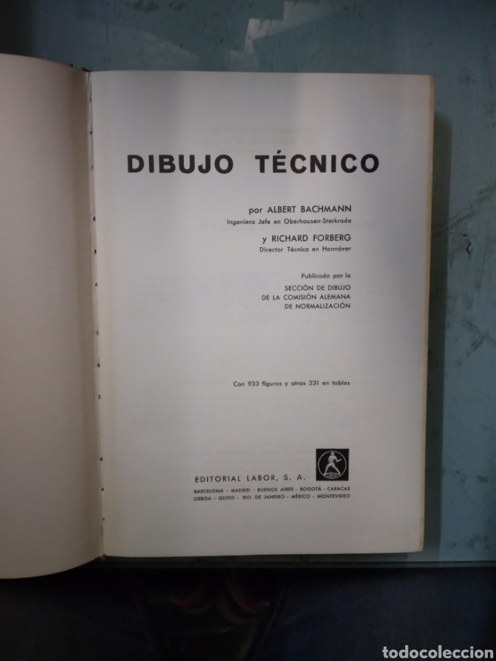Libros: Albert Bachmann, Dibujo t&eacute;cnico, Editorial Labor - Foto 2