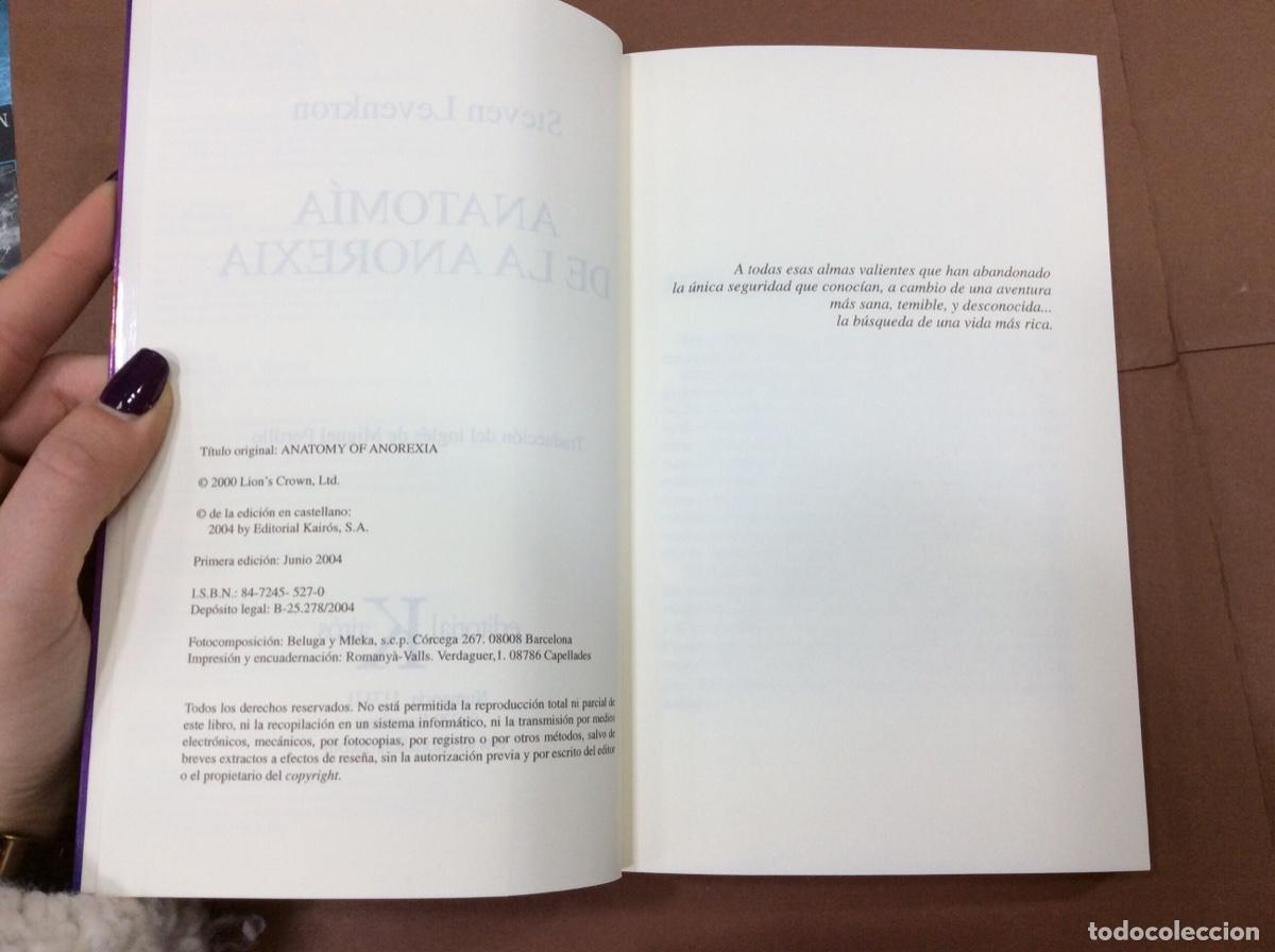 Libros: STEVEN LEVENKRON - ANATOM&Iacute;A DE LA ANOREXIA - Foto 2