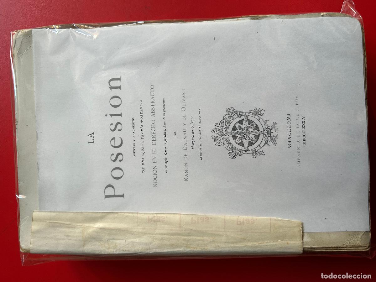 Libros: La Posesi&oacute;n - DALMAU Y DE OLIVART RAM&Oacute;N DE - Foto 2