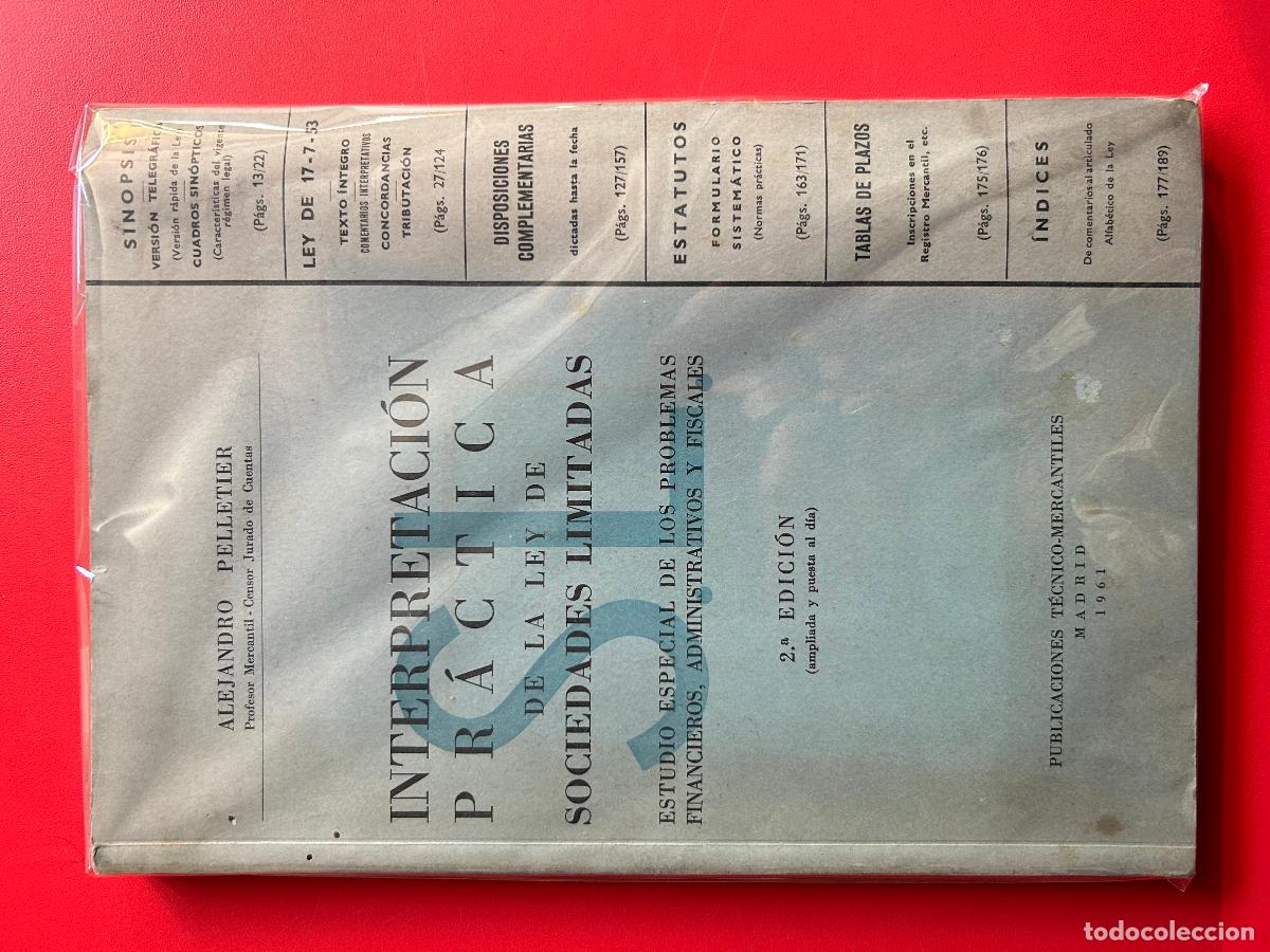 Libros: Interpretaci&oacute;n pr&aacute;ctica de la ley de sociedades limitadas - PELLETIER ALEJANDRO - Foto 1