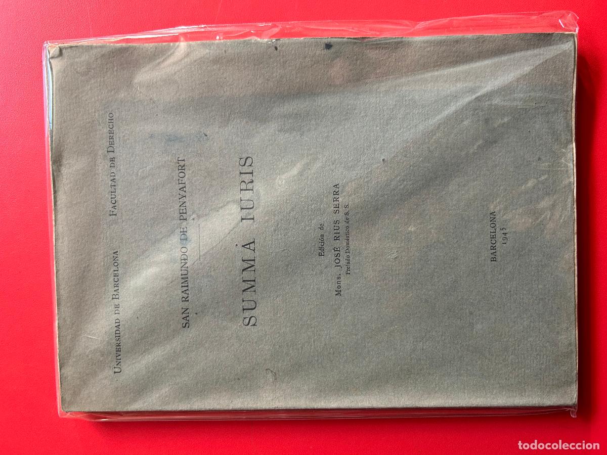 Libros: Summa iuris - RAIMUNDO DE PENYAFORT SAN