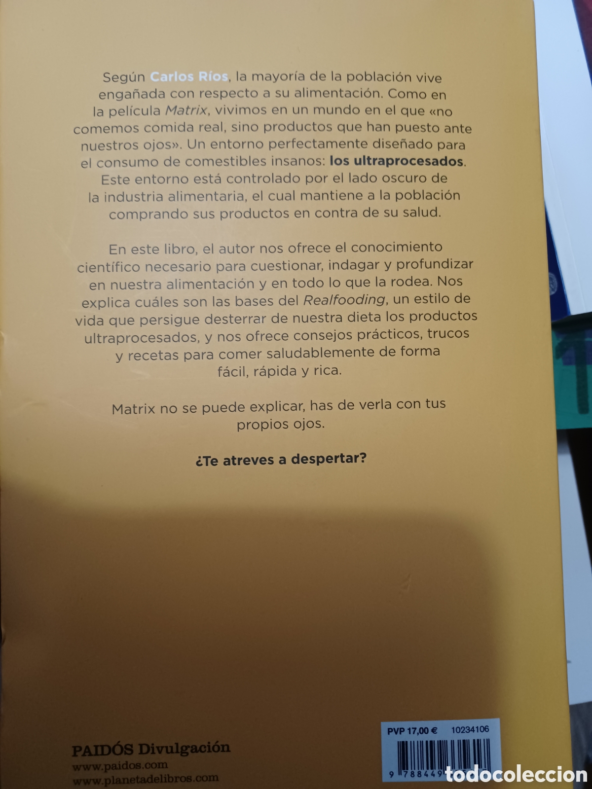 Libros: Barybook C14. Come comida real Carlos R&iacute;os Paidos - Foto 2