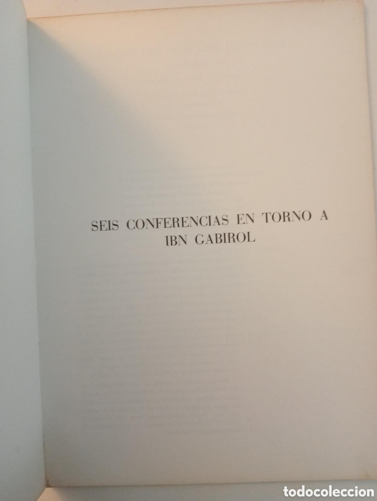Libros: Seis conferencias en torno a Ibn Gabirol - Foto 2