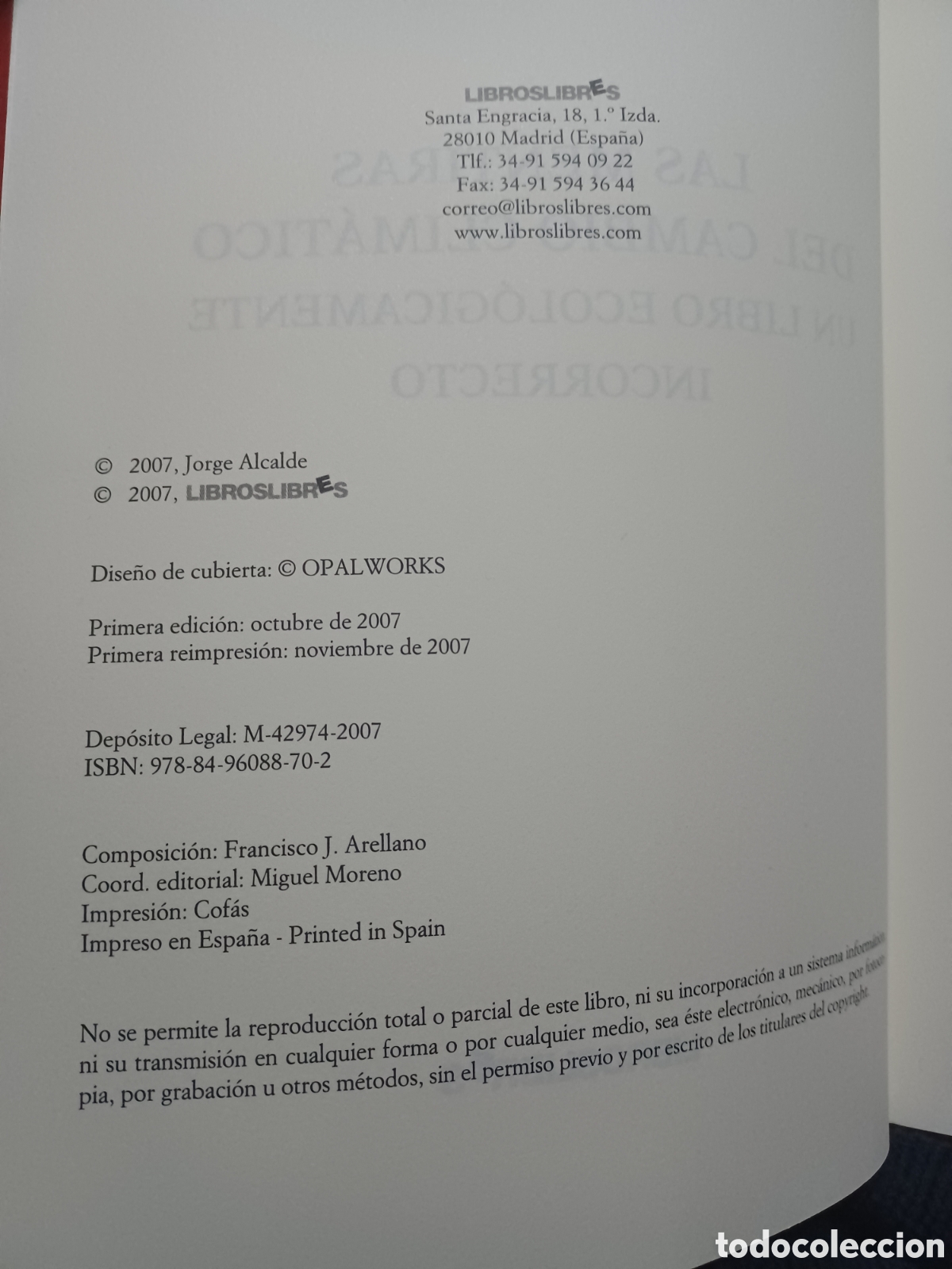 Libros: Barybook C63. . Las mentiras del cambio clim&aacute;tico Jorge Alcalde libroslibres - Foto 5