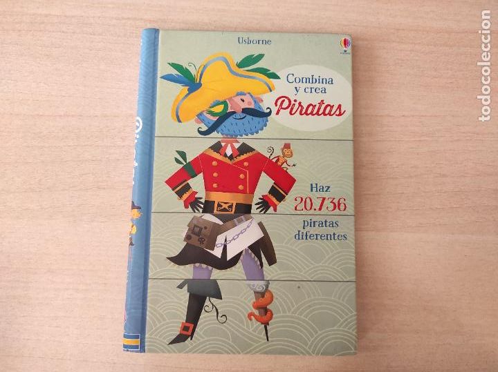 Libros: Libro Combina y crea Piratas del a&ntilde;o 2017 Usborne - Foto 1