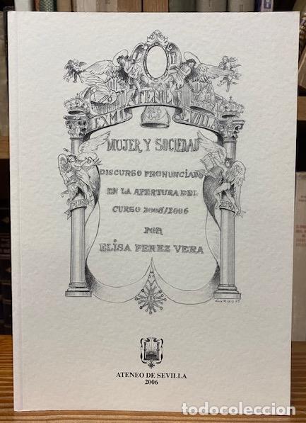 Libros: MUJER Y SOCIEDAD. Discurso - PEREZ VERA, Elisa - Foto 1
