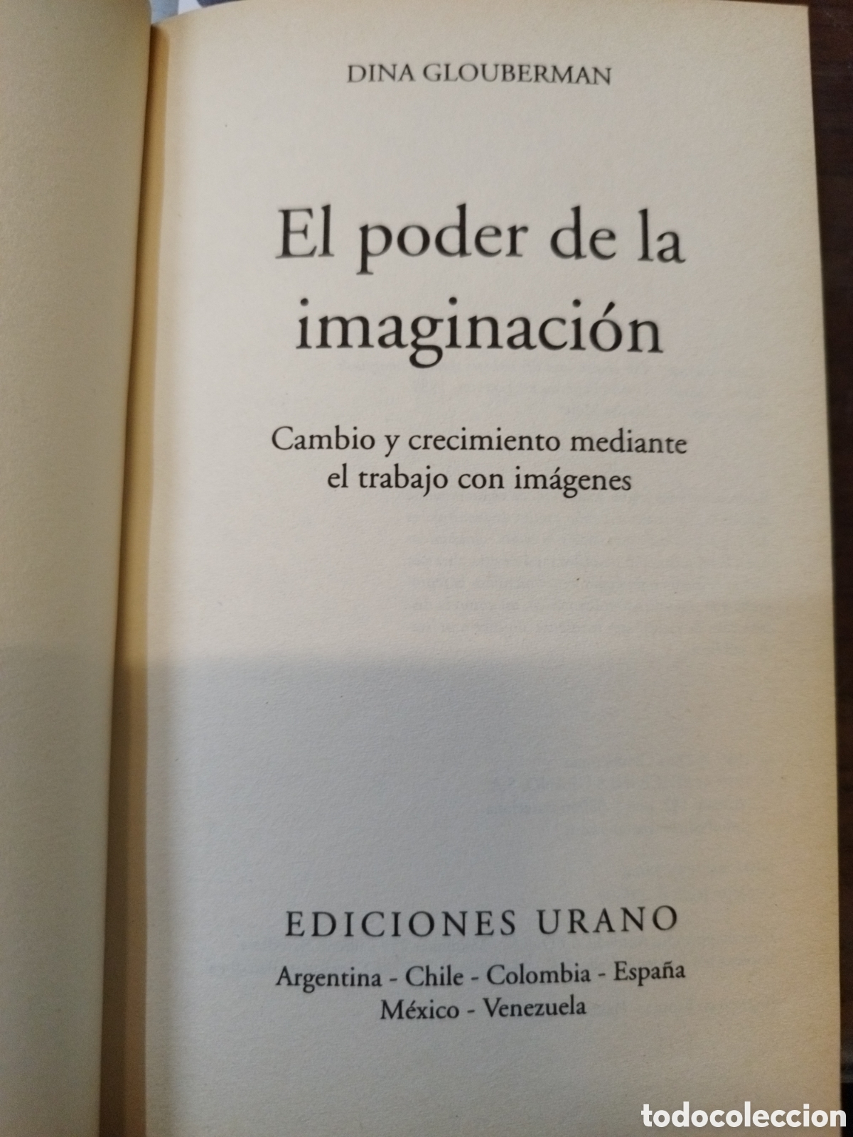 Libros: EL PODER DE LA IMAGINACION. Una introducci&oacute;n pr&aacute;ctica al trabajo con im&aacute;genes - GLOUBERMAN,Dina - Foto 3