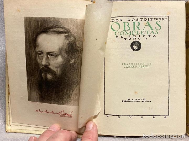 Libros: EL IDIOTA. OBRAS COMPLETAS. 3 tomos. - DOSTOIEWSKI, FEDOR. - Foto 9