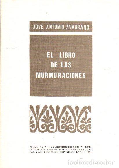 Libros: El libro de las murmuraciones - Zambrano, Jos&eacute; Antonio - Foto 1