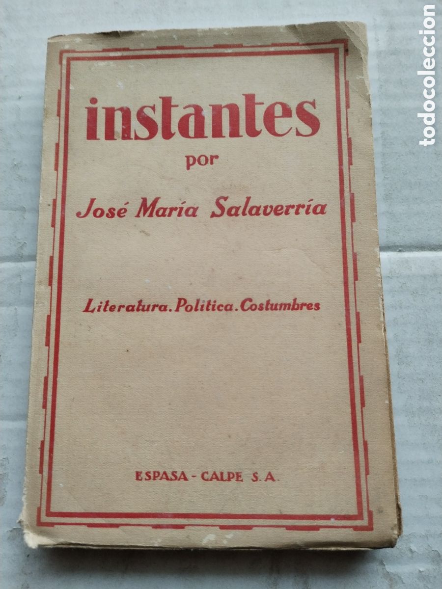 Libros: INSTANTES/JOS&Eacute; MARIA SALAVERRIA - Foto 1