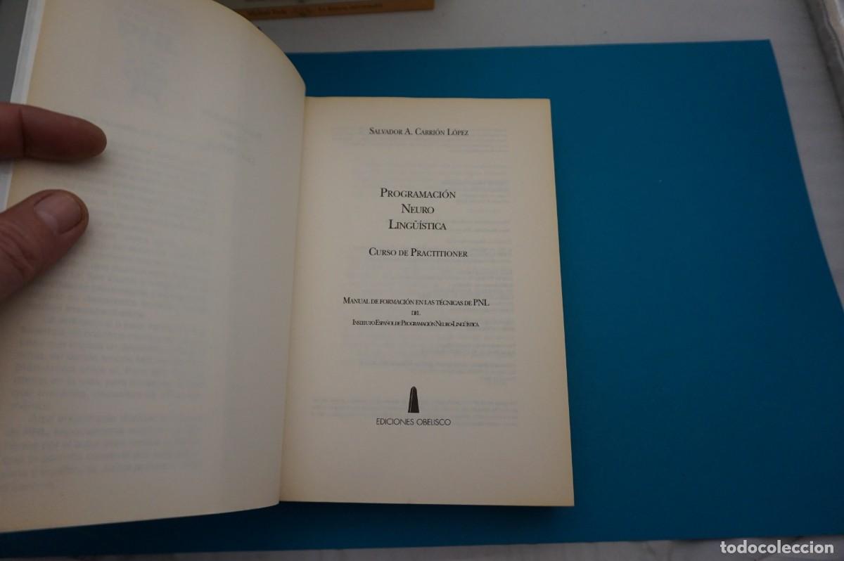 Libros: AR9D/ PROGRAMACION NEURO LINGUISTICA - SALVADOR A. CARRION LOPEZ / EDICIONES OBELISCO - Foto 2