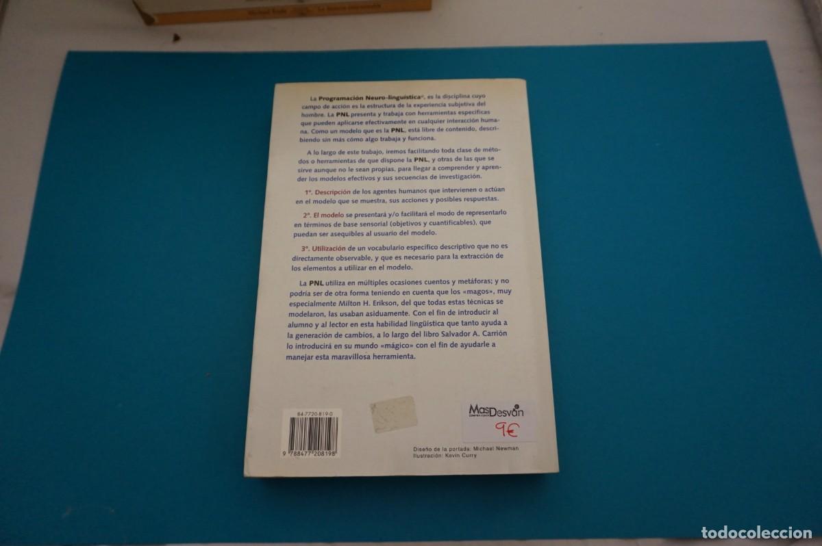 Libros: AR9D/ PROGRAMACION NEURO LINGUISTICA - SALVADOR A. CARRION LOPEZ / EDICIONES OBELISCO - Foto 6