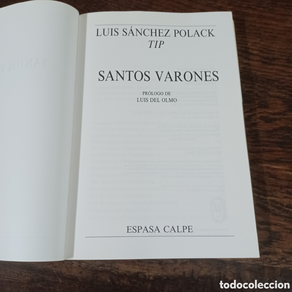 Libros: SANTIS VARONES - LUIS SANCHEZ POLACK ( TIP ) - Foto 2
