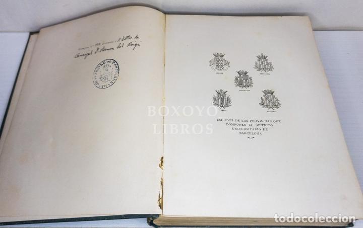 Libros: Universidad de Barcelona 1908 &aacute; 1909 - Foto 2