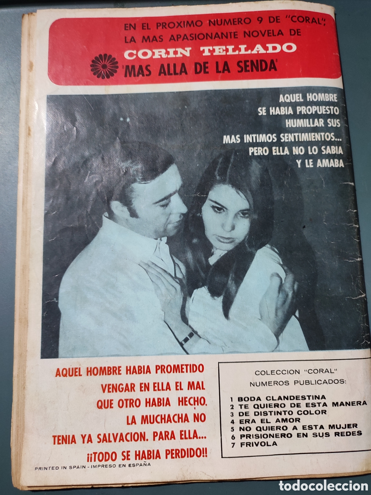 Libros: Fotonovela Corin Tellado N&uacute;m 8 .1968 - Foto 5