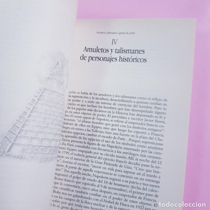 Libros: LIBRO-AMULETOS,TALISMANES Y GEMAS DE PODER-ISABEL BLASCO-COLECCIONISTAS-COMO NUEVO. - Foto 8
