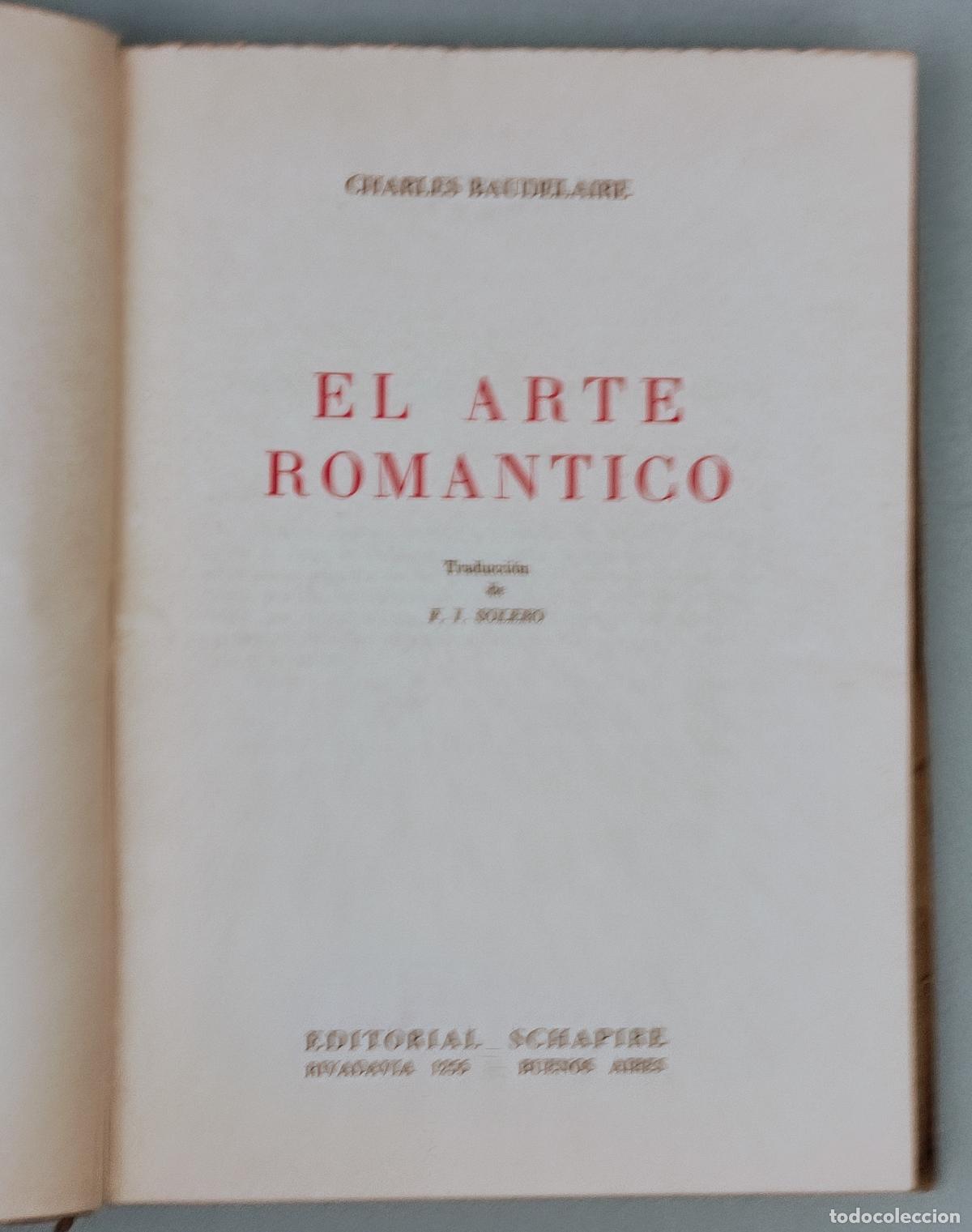 Libros: EL ARTE ROMANTICO - CHARLES BAUDELAIRE - Foto 3