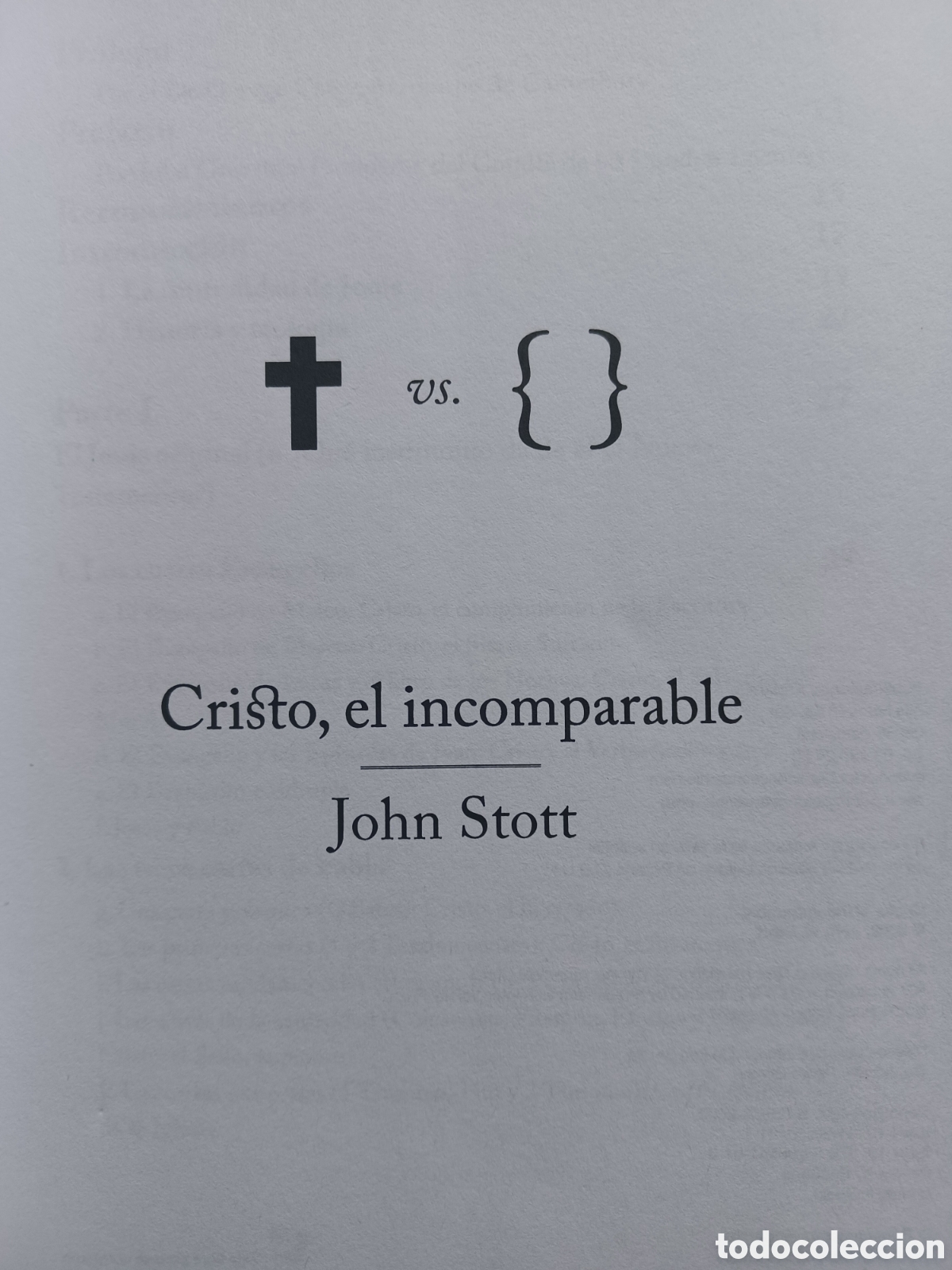 Libros: Barybook 343 B. Cristo el incomparable John stott - Foto 2