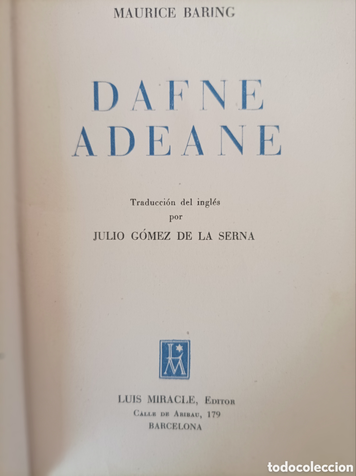 Libros: Antiguo Libro. Dafne Adeane 1943 - Foto 2