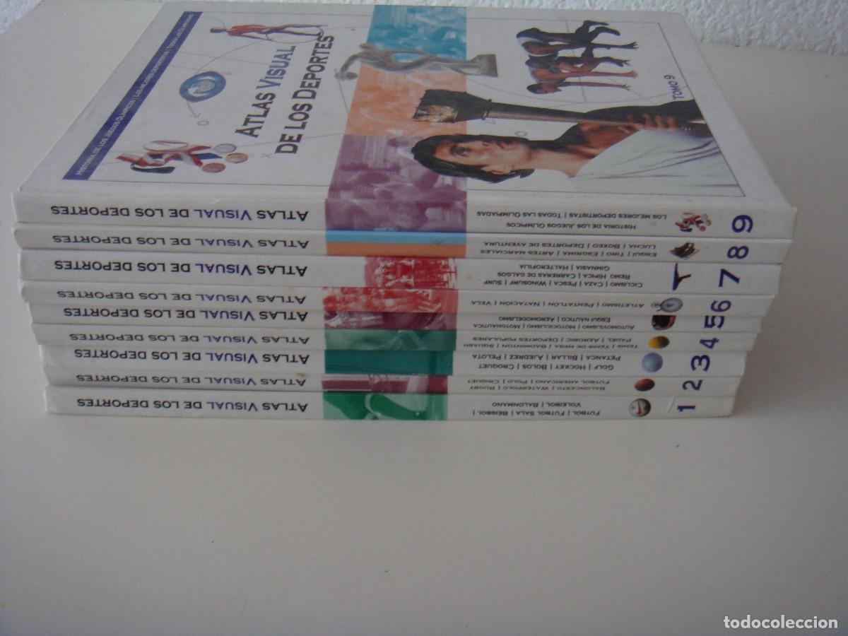 Libros: ATLAS VISUAL DE LOS DEPORTES 9 TOMOS - Foto 2