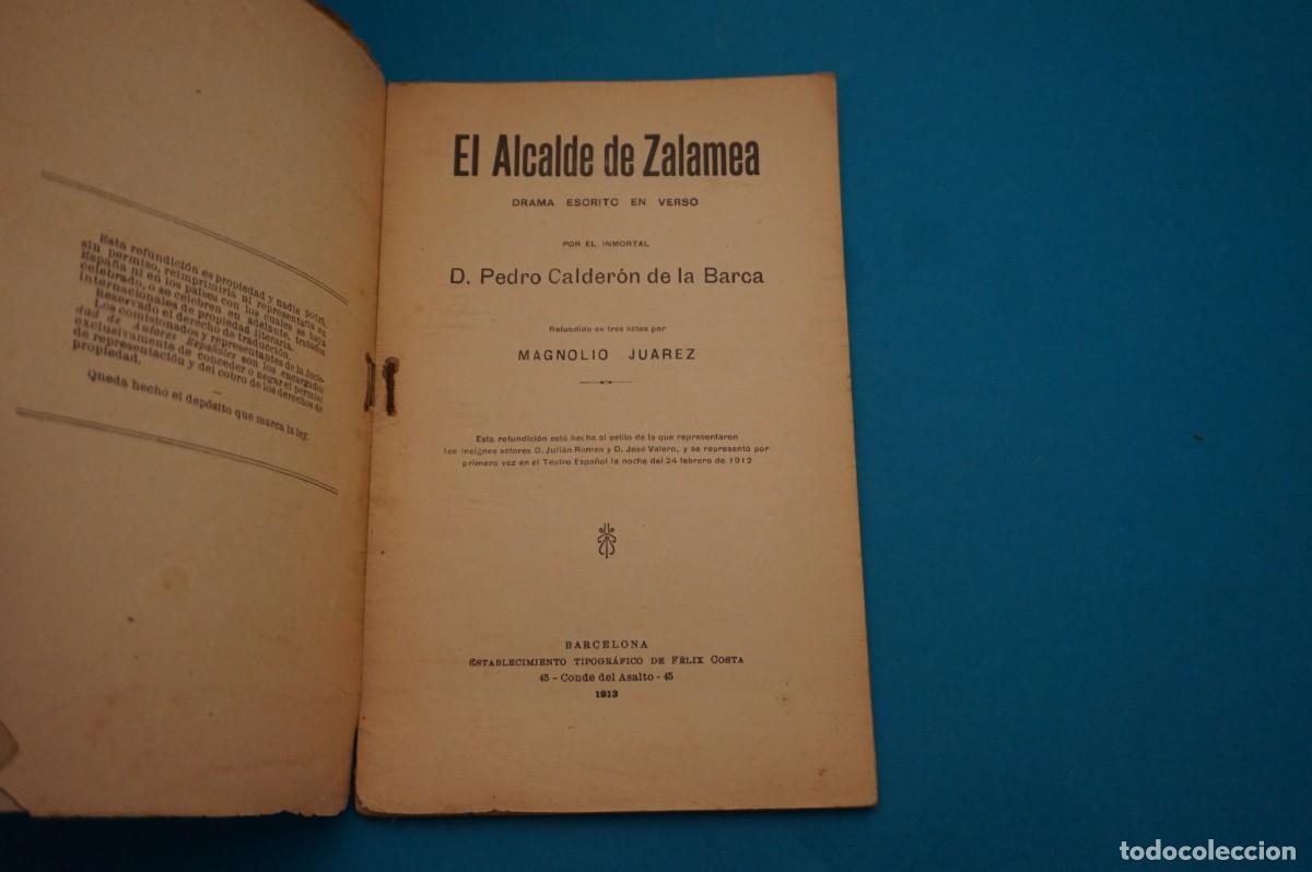 Libros: AR16G/ EL ALCALDE DE ZALAMEA - D. PEDRO CALDERON DE LA BARCA - Foto 2