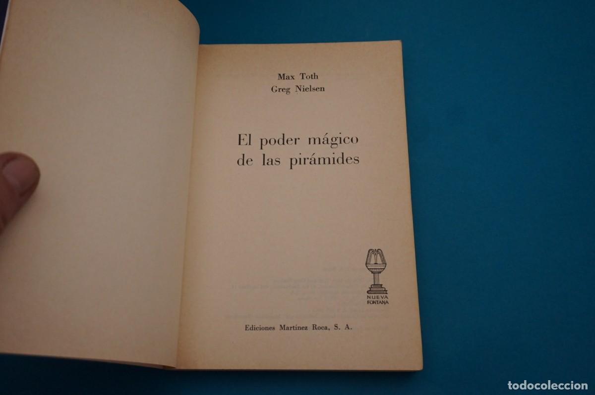 Libros: AR16G/ EL PODER MAGICO DE LAS PIRAMIDES - MAX TOTH & GREG NIELSEN / EDICIONES MARTINEZ ROCA - Foto 2