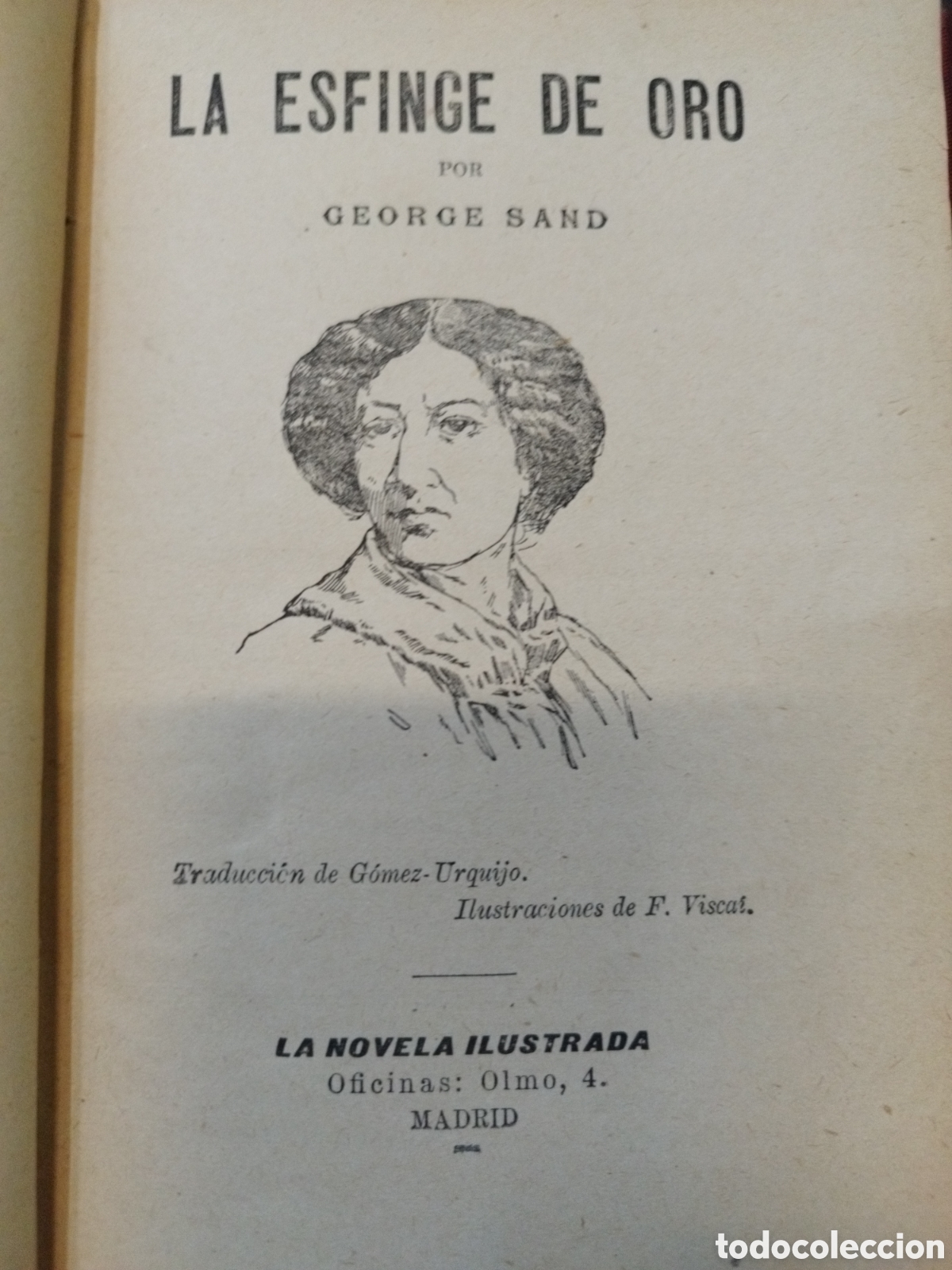 Libros: LA ESFINGE DE ORO - SAND,George - Foto 1
