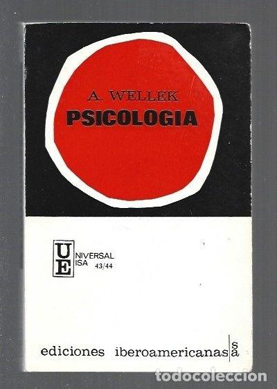 Libros: PSICOLOGIA - A. WELLEK - Foto 1