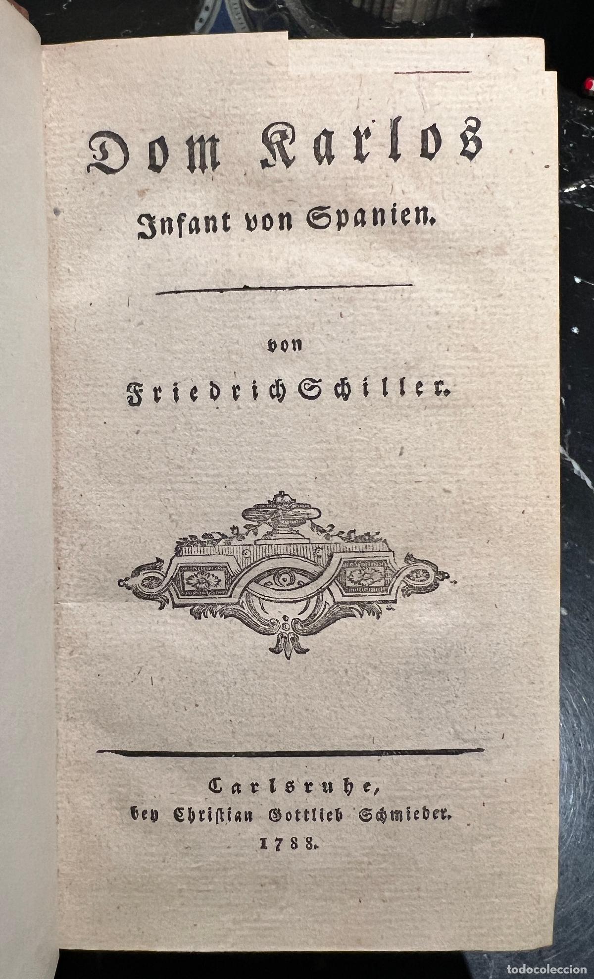 Libros: Dom Karlos - Friedrich Schiller - Foto 1