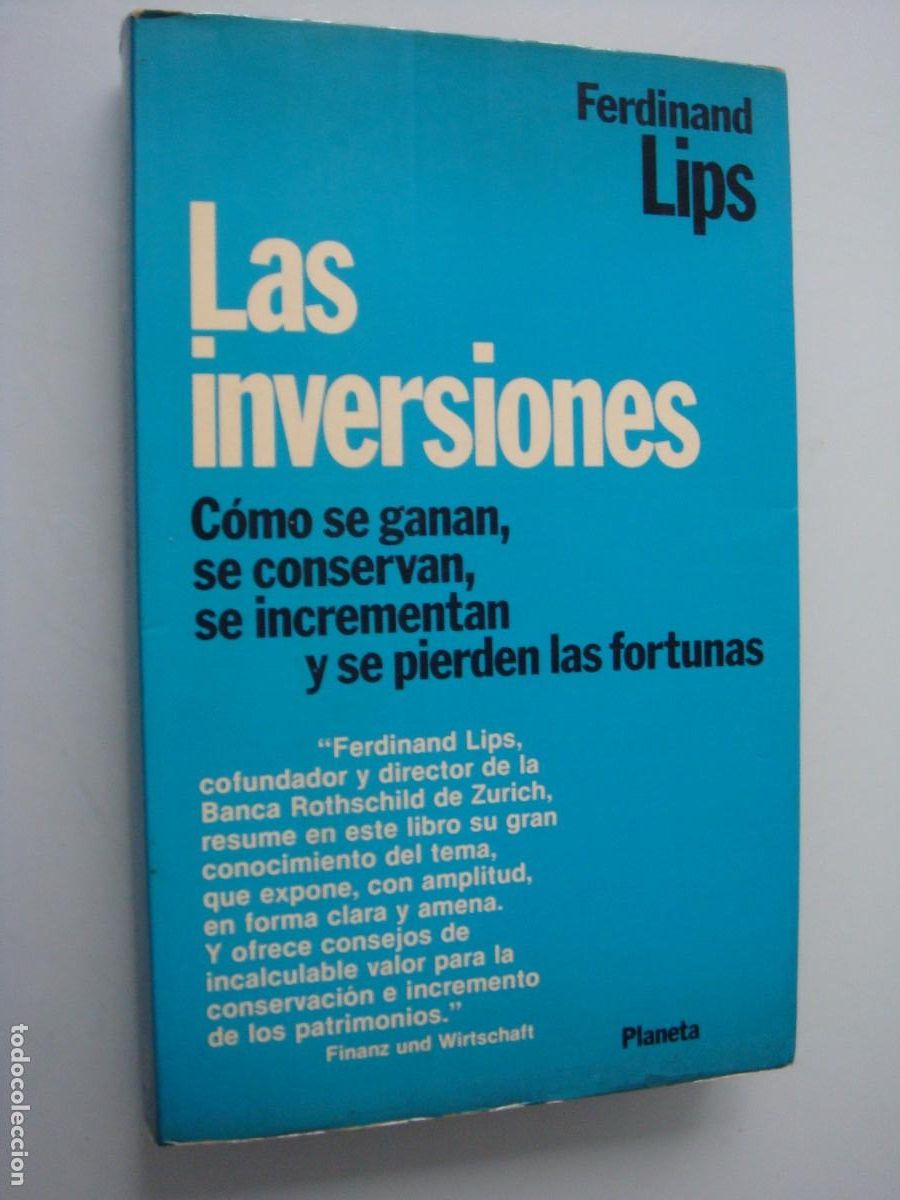 Libros: LAS INVERSIONES FERDINAND LIPS - Foto 1
