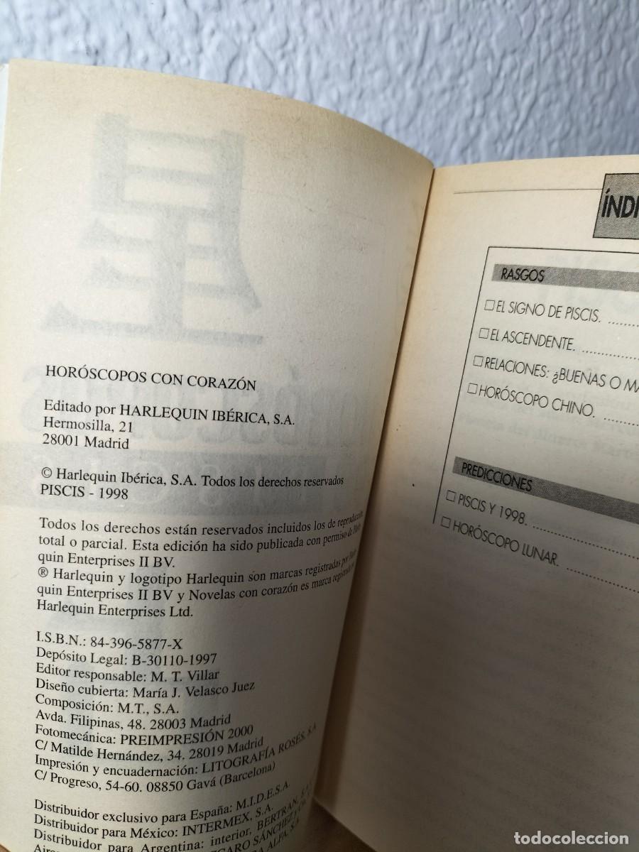 Libros: HOROSCOPO PISCIS 98 - HARLEQUIN - Foto 3