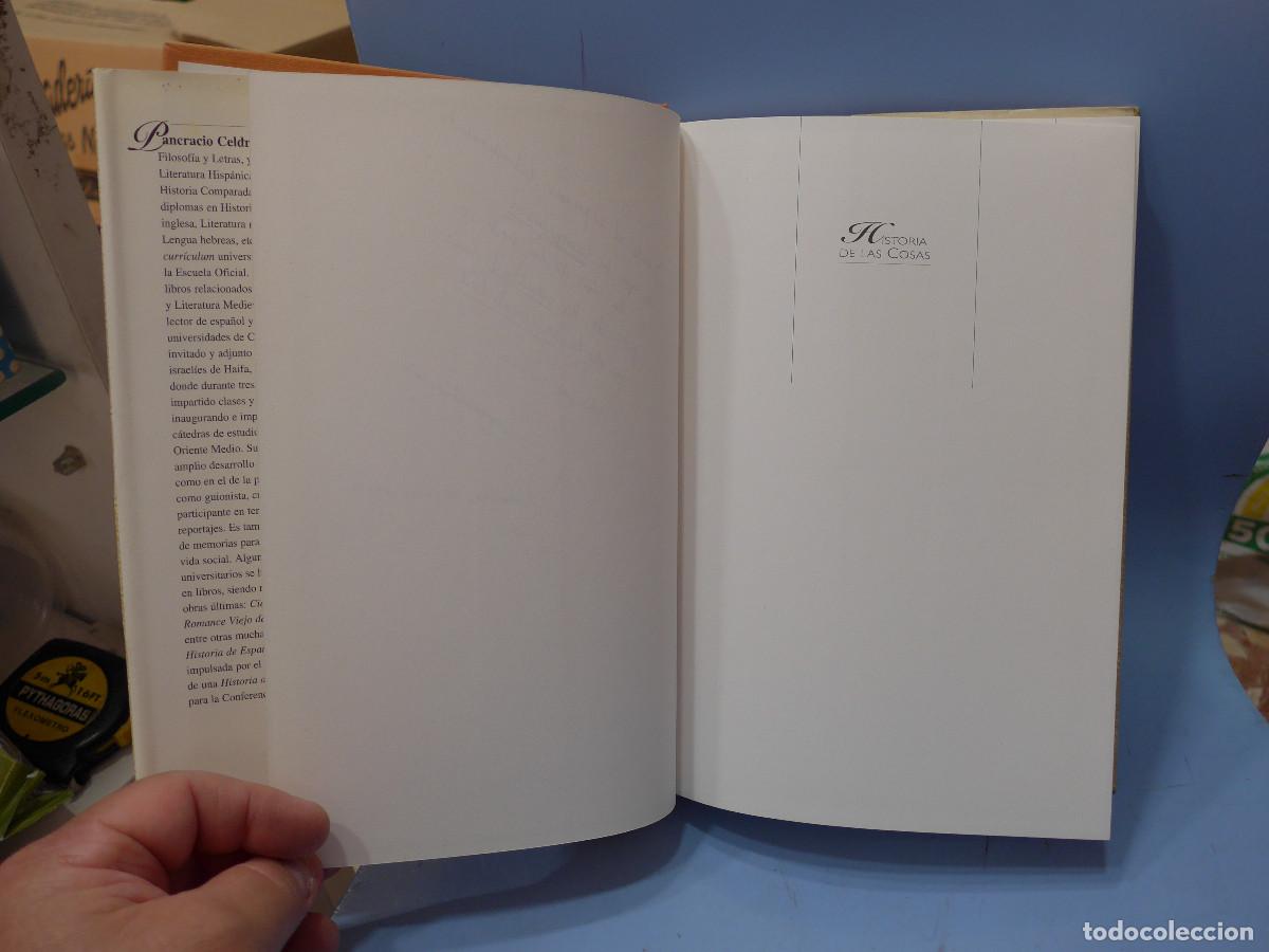 Libros: HISTORIA DE LAS COSAS - PANCRACIO CELDRAN - EDICIONES DEL PRADO - Foto 4