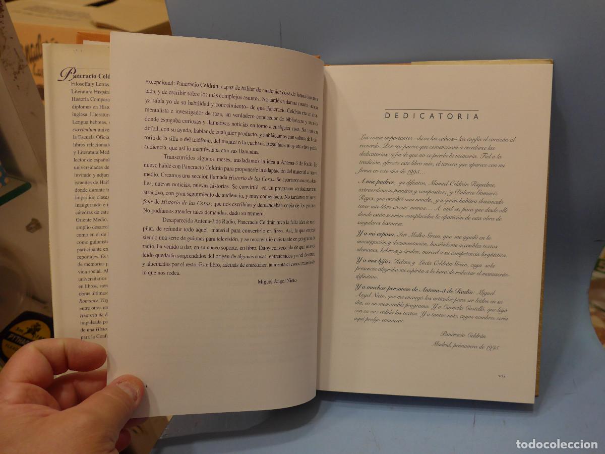 Libros: HISTORIA DE LAS COSAS - PANCRACIO CELDRAN - EDICIONES DEL PRADO - Foto 7