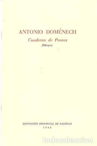 Libros: CUADERNO DE PEONES (DIBUJOS) - DOM&Eacute;NECH, Antonio - Foto 1
