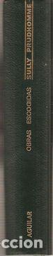 Libros: OBRAS ESCOGIDAS - PRUDOHOMME, Sully - Foto 1