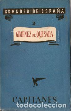 Libros: GRANDES DE ESPA&Ntilde;A. PRIMERA SERIE CAPITANES. GIM&Eacute;NEZ DE QUESADA - S/A - Foto 1